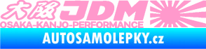 Samolepka Osaka Kanjo performance JDM světle růžová