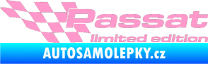 Samolepka Passat limited edition levá světle růžová