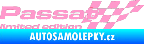 Samolepka Passat limited edition pravá světle růžová