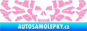 Samolepka Pavouk 017 smrťák světle růžová