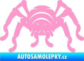 Samolepka Pavouk 018 světle růžová