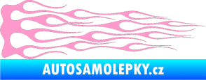 Samolepka Plameny 046 světle růžová