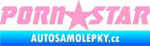 Samolepka Porn star  světle růžová