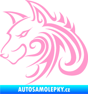 Samolepka Predator tattoo 001 levá světle růžová