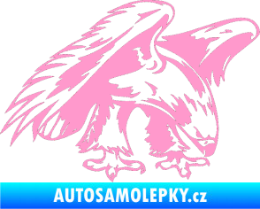 Samolepka Predators 001 pravá orel světle růžová