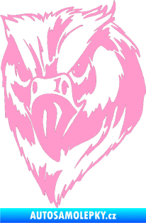 Samolepka Predators 002 levá světle růžová