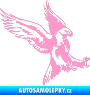 Samolepka Predators 003 pravá světle růžová