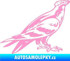Samolepka Predators 006 pravá světle růžová