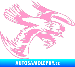 Samolepka Predators 016 pravá světle růžová