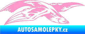 Samolepka Predators 032 pravá světle růžová