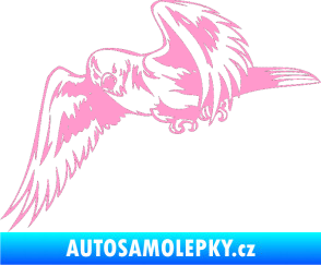 Samolepka Predators 036 levá světle růžová