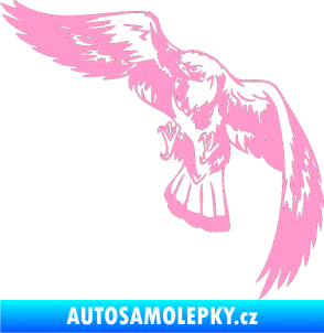 Samolepka Predators 041 levá světle růžová