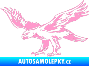 Samolepka Predators 043 levá světle růžová