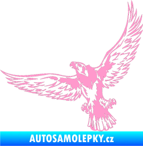 Samolepka Predators 044 levá světle růžová