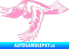 Samolepka Predators 048 levá světle růžová