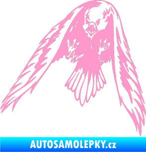 Samolepka Predators 055 levá světle růžová