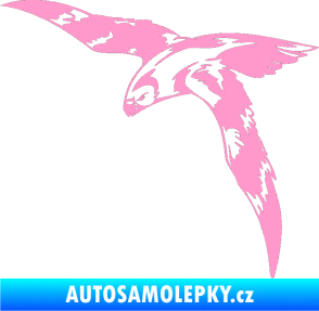 Samolepka Predators 062 levá světle růžová