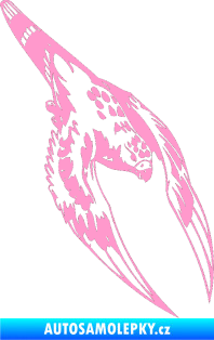 Samolepka Predators 063 pravá světle růžová