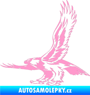 Samolepka Predators 068 levá světle růžová