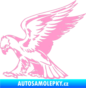 Samolepka Predators 072 levá světle růžová