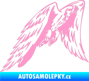 Samolepka Predators 090 pravá sokol světle růžová