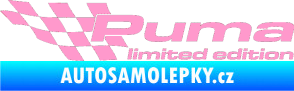 Samolepka Puma limited edition levá světle růžová