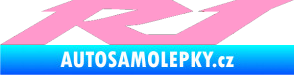 Samolepka R1 001 světle růžová