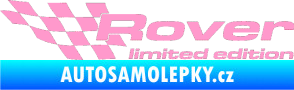 Samolepka Rover limited edition levá světle růžová
