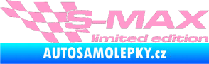 Samolepka S-MAX limited edition levá světle růžová