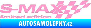Samolepka S-MAX limited edition pravá světle růžová