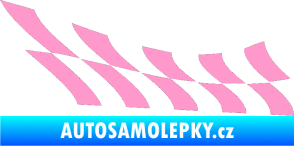 Samolepka Šachovnice 030 světle růžová