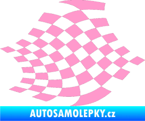 Samolepka Šachovnice 031 světle růžová