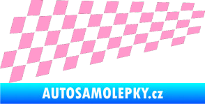 Samolepka Šachovnice 034 světle růžová