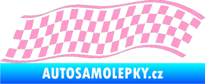 Samolepka Šachovnice 056 světle růžová