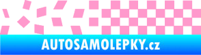 Samolepka Šachovnice 081 světle růžová