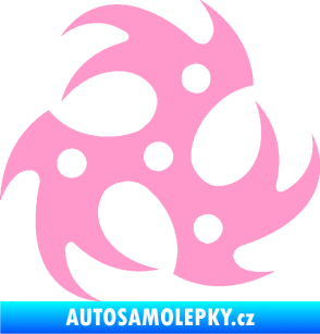 Samolepka Samolepka na víčko od nádrže 005 světle růžová
