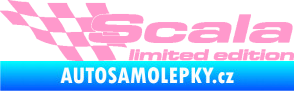 Samolepka Scala limited edition levá světle růžová