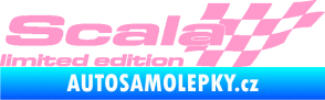 Samolepka Scala limited edition pravá světle růžová