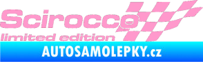 Samolepka Scirocco limited edition pravá světle růžová