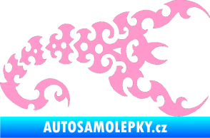 Samolepka Štír 015 pravá světle růžová
