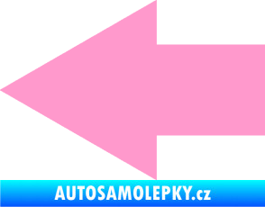 Samolepka Šipka 001 levá ikonka světle růžová