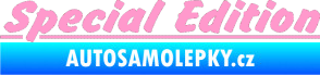 Samolepka Special edition 002 světle růžová
