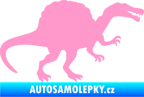 Samolepka Spinosaurus 001 pravá světle růžová