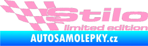 Samolepka Stilo limited edition levá světle růžová