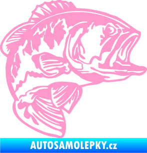 Samolepka Sumec 007 pravá světle růžová