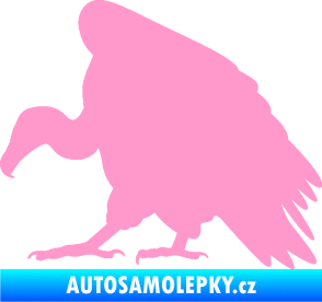 Samolepka Sup 001 levá světle růžová
