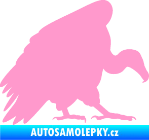 Samolepka Sup 001 pravá světle růžová