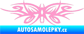 Samolepka Tetování 111 motýl světle růžová