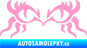 Samolepka Tetování 183 oči světle růžová