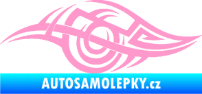Samolepka Tetování 208 levá světle růžová